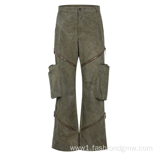 Mens Trousers Casual Cargo Pants